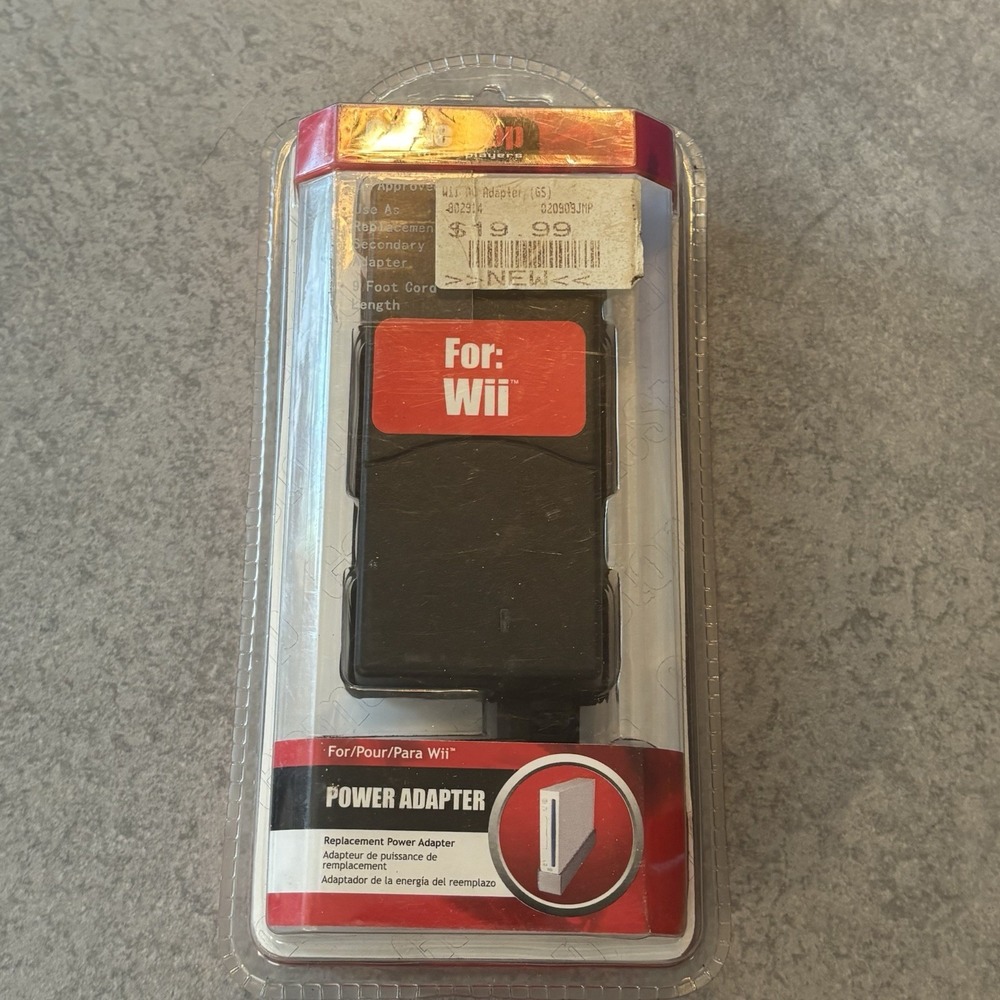 Gamestop AC POWER ADAPTOR for Nintendo Wii BRAND NEW